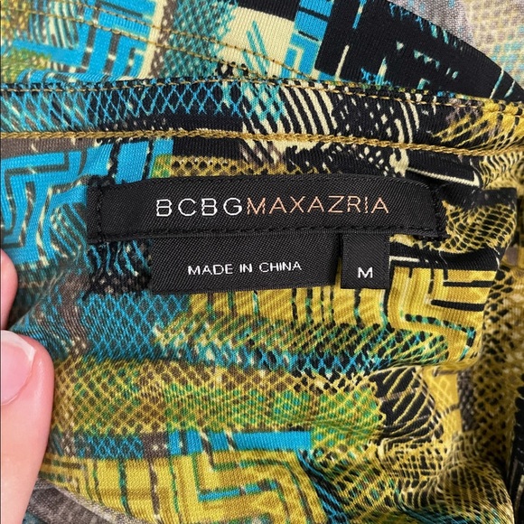 NWOT Y2K BCBG MAXAZRIA DRAPED HALTER TOP size medium - Picture 4 of 4